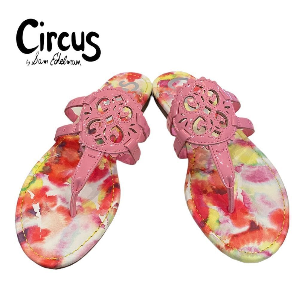 NEW in Box Circus Sam Edelman Clara Flamingo Pink Slide Sandals 6 - Picture 3 of 6